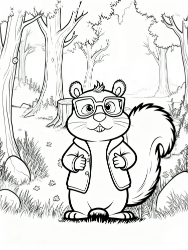 Mr. Pine in the Forest