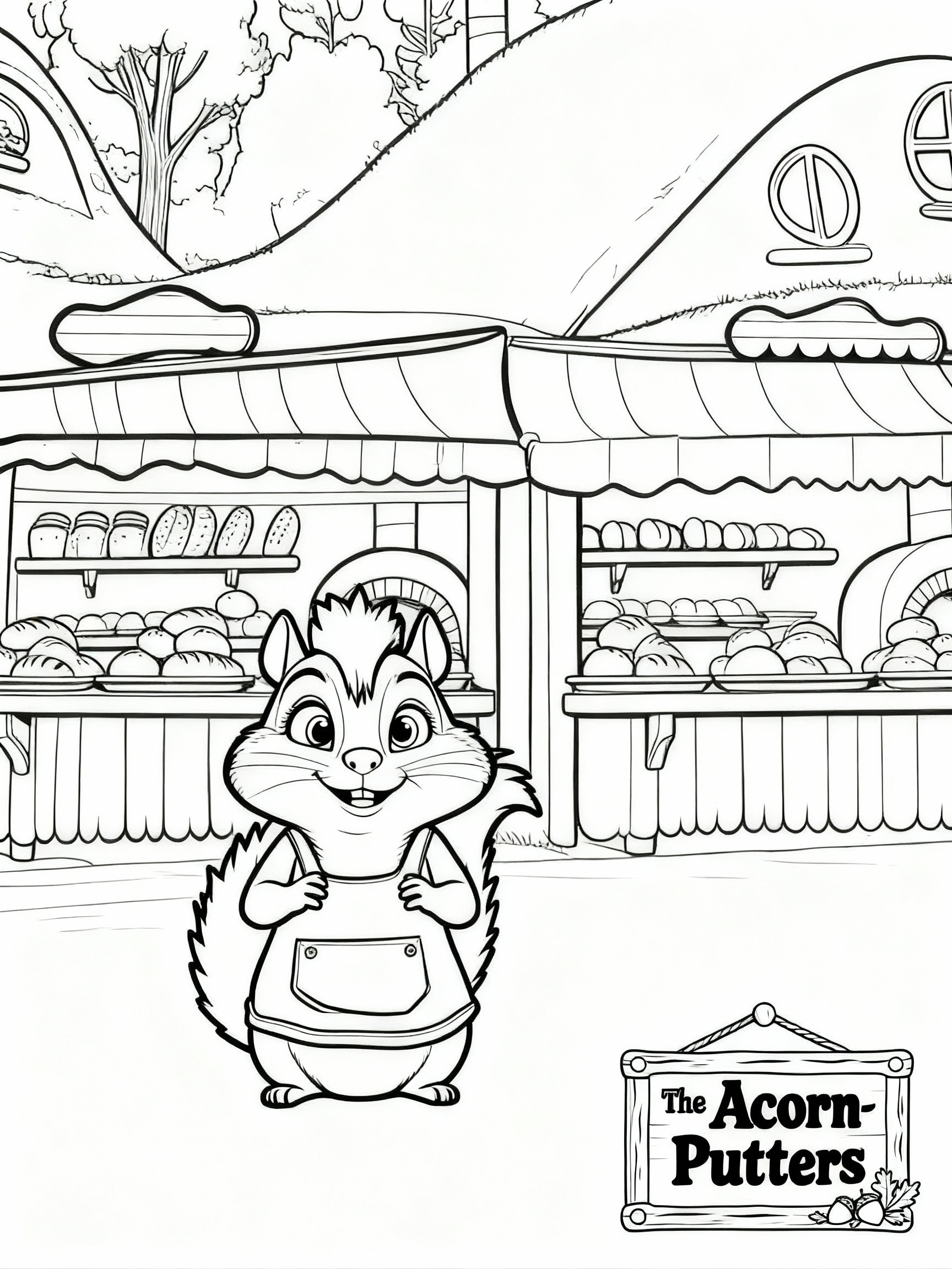 Mrs. Pine at the Bakery