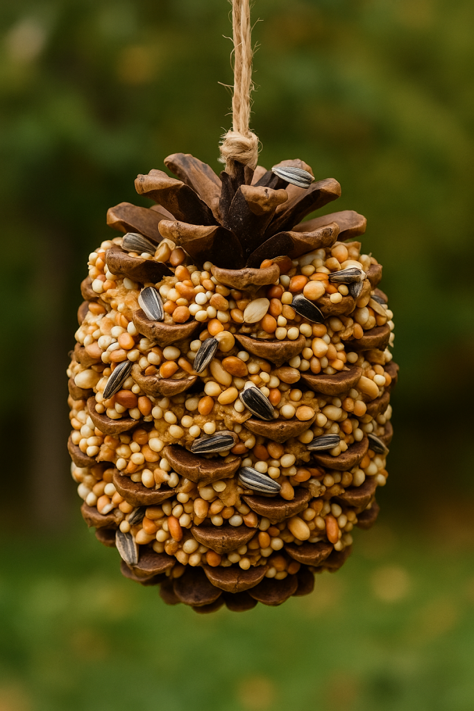 Pine Cone Bird Feeder