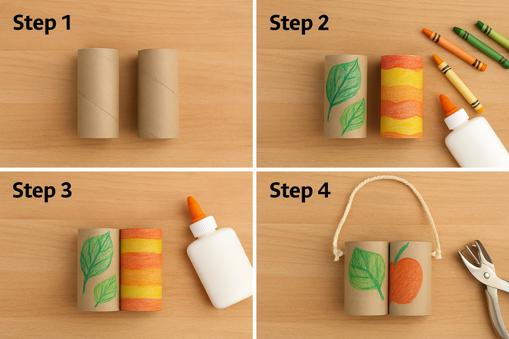 toilet paper binocular instructions